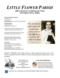 28th Sunday in Ordinary Time
