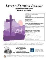 2nd Sunday of Lent 