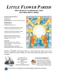 30th Sunday in Ordinary Time 2023