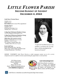 Second Sunday of Advent