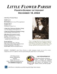 Fourth Sunday of Advent