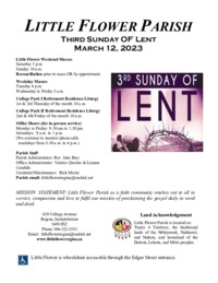 Lent - 3rd A 