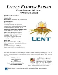 Lent - 5th A 