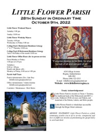 28th Sunday in Ordinary Time