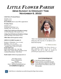 32nd Sunday in Ordinary Time