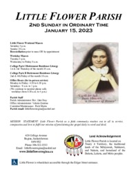 2nd Sunday In Ordinary Time 