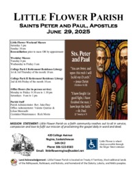 Saints Peter and Paul, Apostles 
