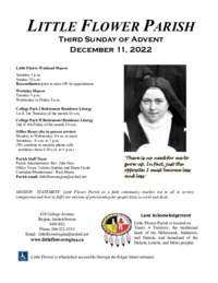 Third Sunday of Advent